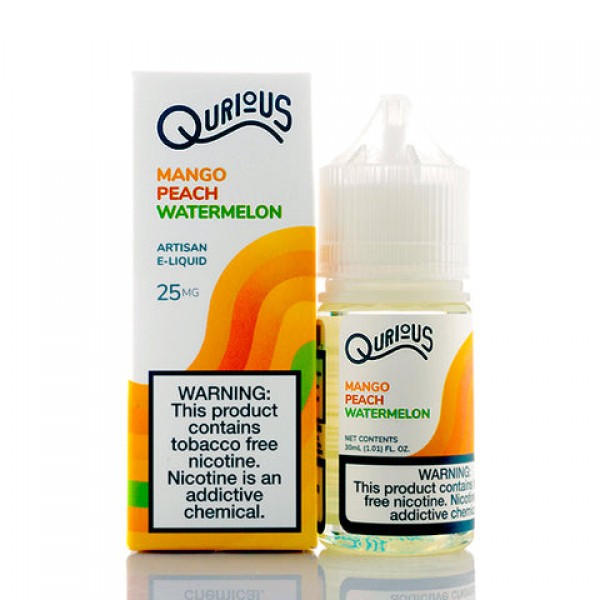 Mango Peach Watermelon Salt - Qurious E-Juice