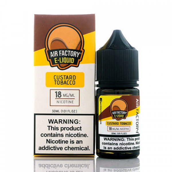 Custard Tobacco Salt - Air Factory E-Juice [Nic Sa...