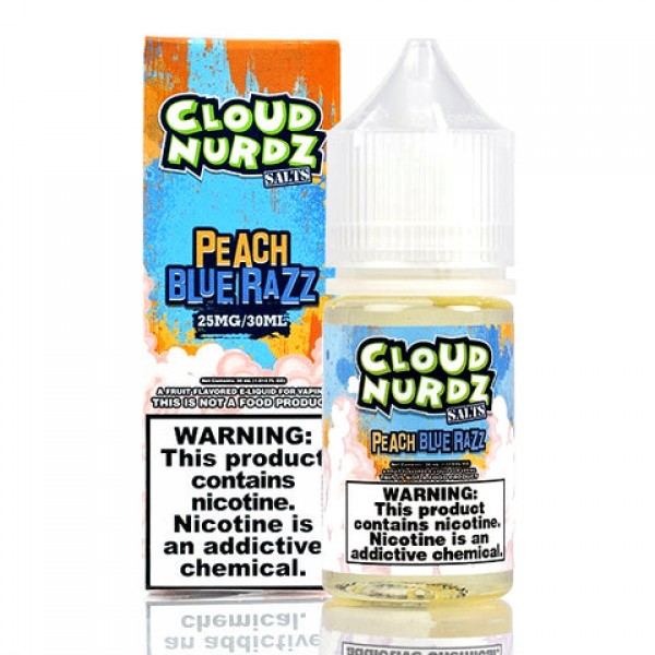 Peach Blue Raspberry Salt - Cloud Nurdz E-Juice