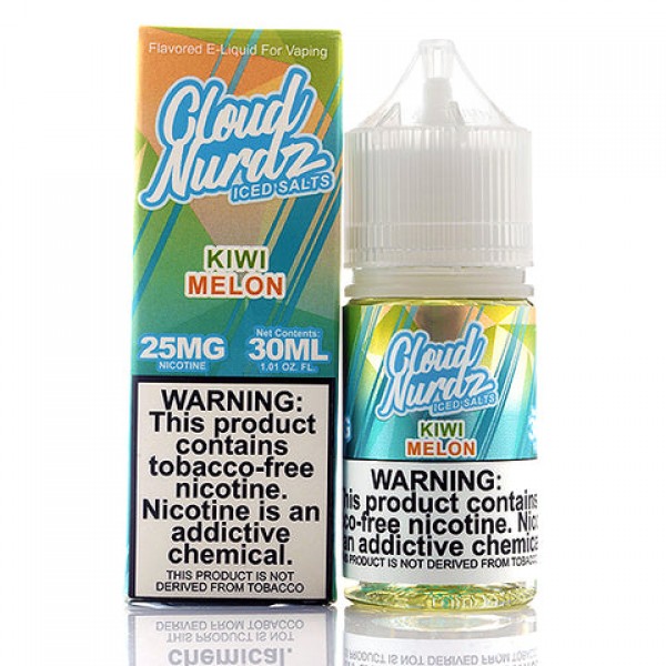 Kiwi Melon Iced Salt - Cloud Nurdz E-Juice