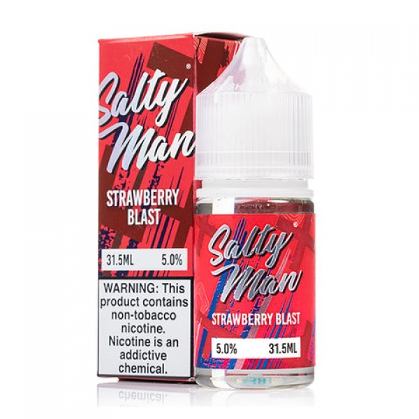 Strawberry Blast - Salty Man E-Juice