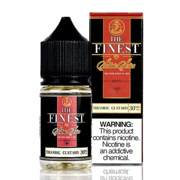 Tiramisu Custard Salt - The Finest E-Juice [Nic Sa...