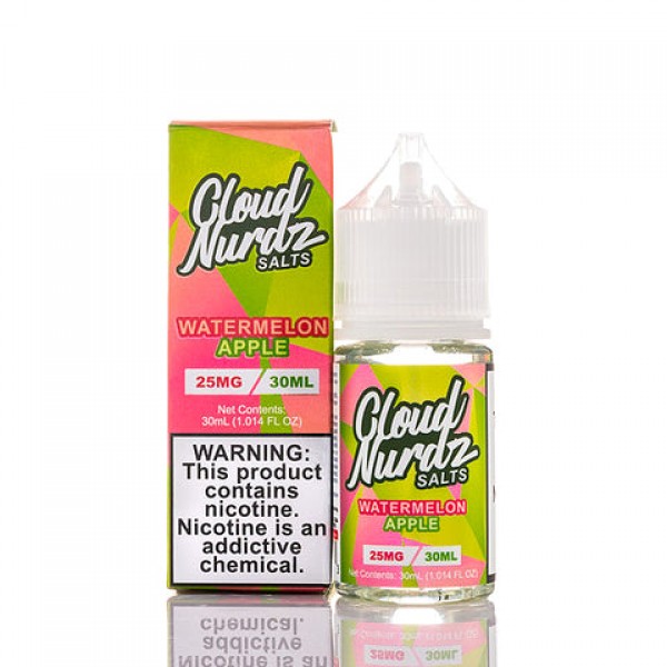 Watermelon Apple Salt - Cloud Nurdz E-Juice