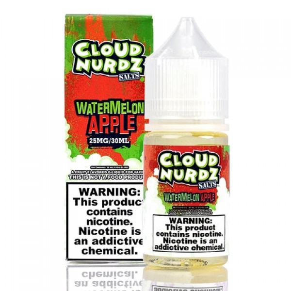 Watermelon Apple Salt - Cloud Nurdz E-Juice