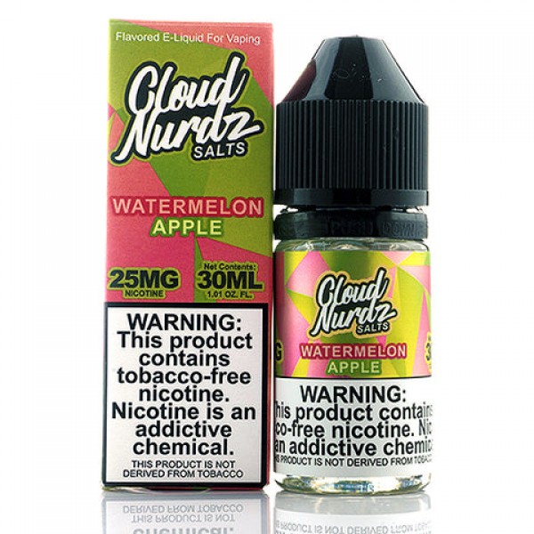 Watermelon Apple Salt - Cloud Nurdz E-Juice